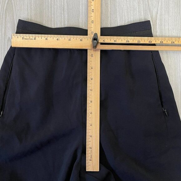 Ted Baker Amaliaa Pintuck Straight Leg Pull On Jogger Trouser Pants Navy 4 - Picture 11 of 14